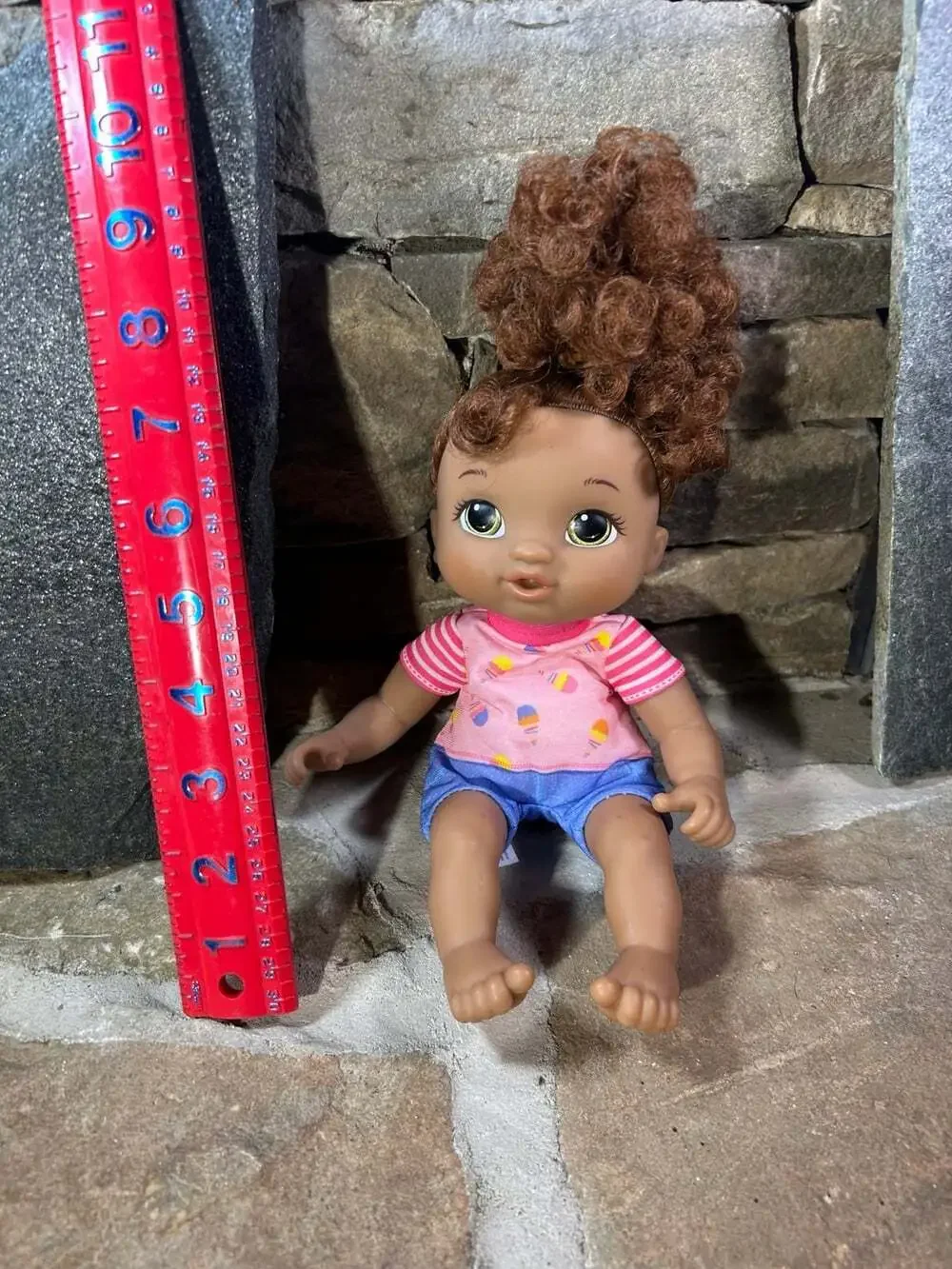2018 Baby Alive Littles Squad Little Gabby W/ Brown Curly Hair 6